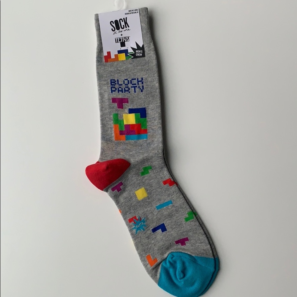 NWT Tetris block party socks